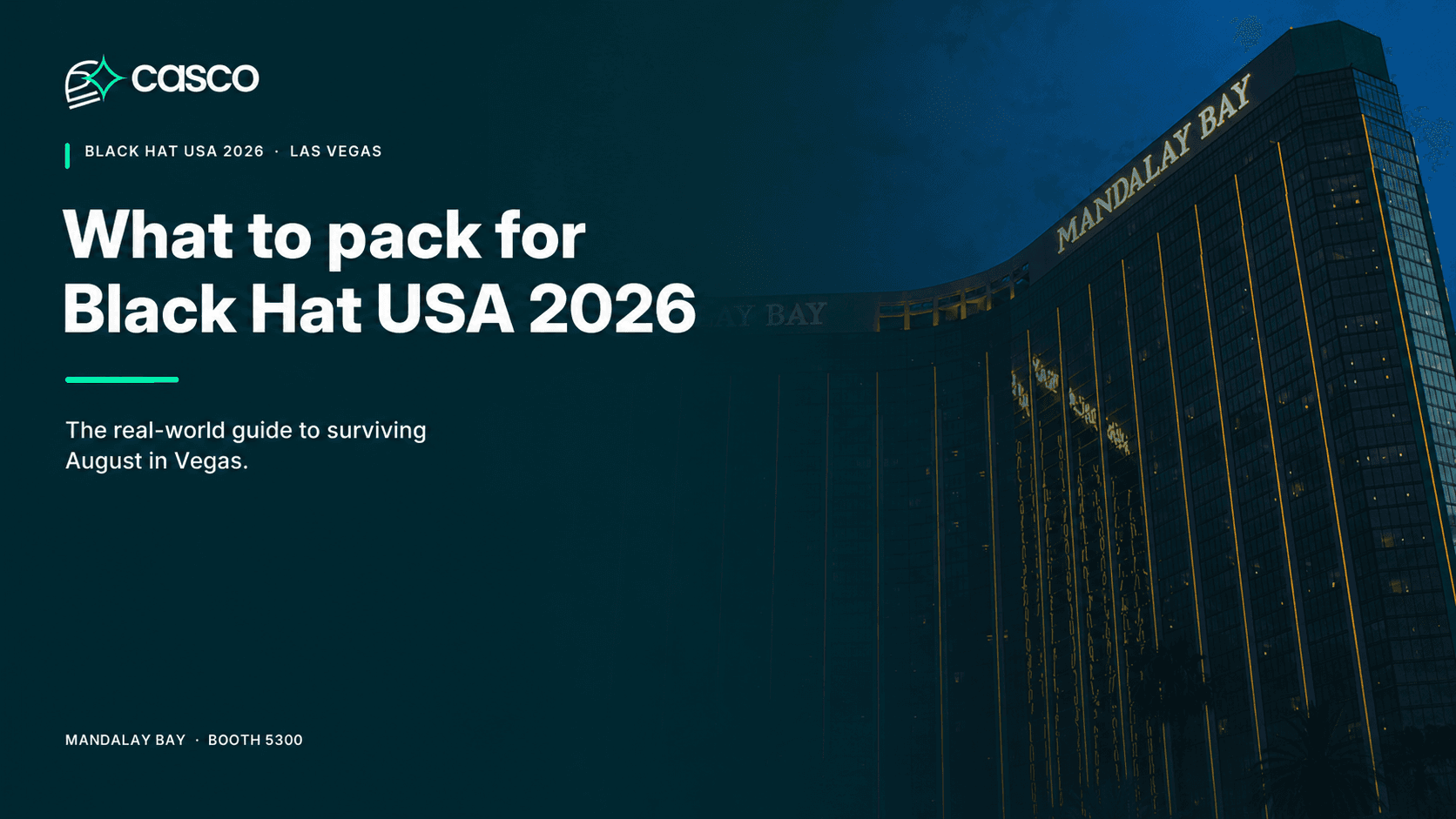 What to Pack for Black Hat USA 2026