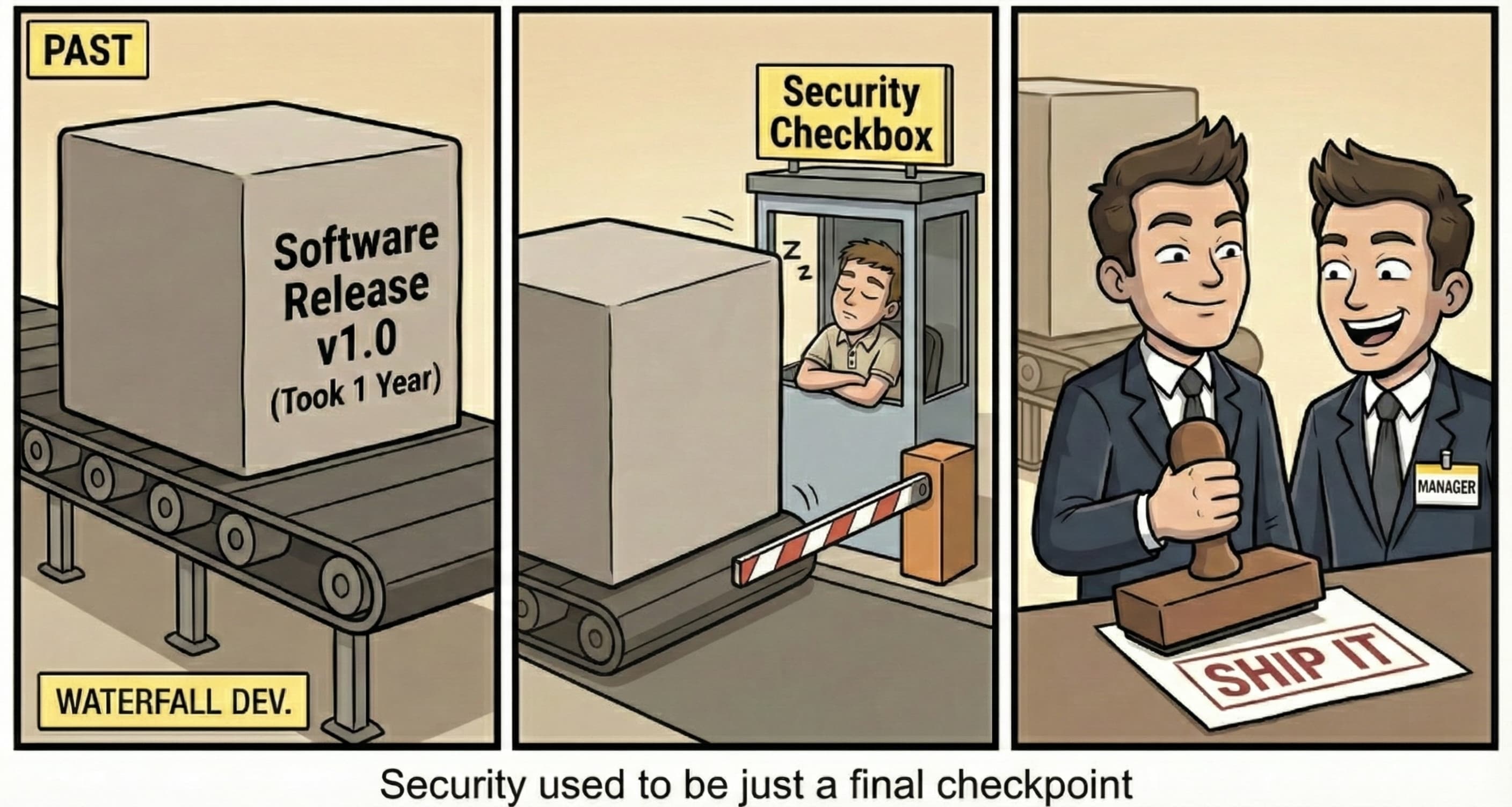 Meme showing a clean pentest report