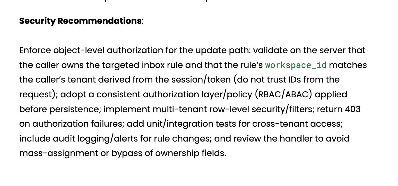 Prioritized recommendations